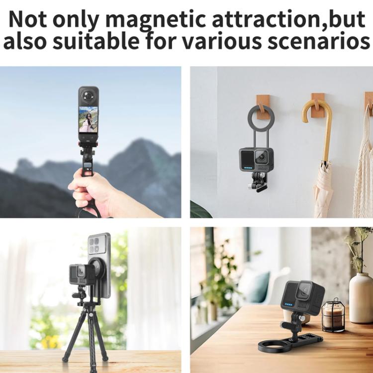1/4 Snail Ball Head Magnetic Bracket Base Bracket Expansion - Holder by buy2fix | Online Shopping UK | buy2fix