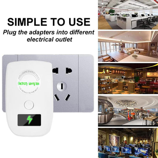 Energy Saving Air Conditioner Stabilizer Home Commercial Use High Efficiency Intelligent Voltage Stabilizer EU Plug - by buy2fix | Online Shopping UK | buy2fix