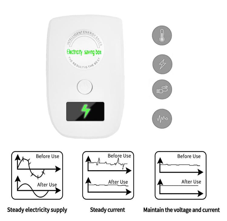 Energy Saving Air Conditioner Stabilizer Home Commercial Use High Efficiency Intelligent Voltage Stabilizer US Plug - by buy2fix | Online Shopping UK | buy2fix
