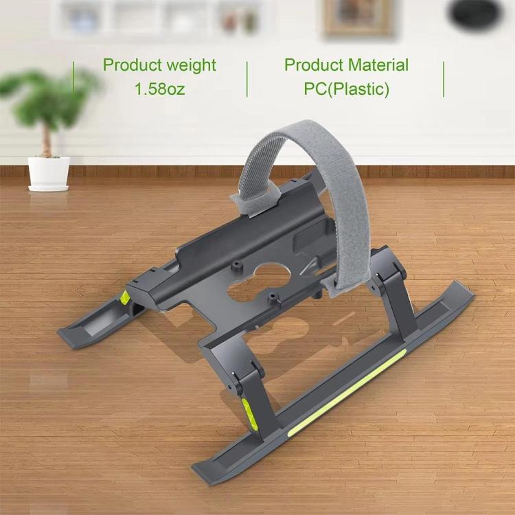 For DJI Mavic 4 Pro Drone YX Foldable Heightening Landing Gear with Reflective Strips(Gray) - Holder Series by YX | Online Shopping UK | buy2fix