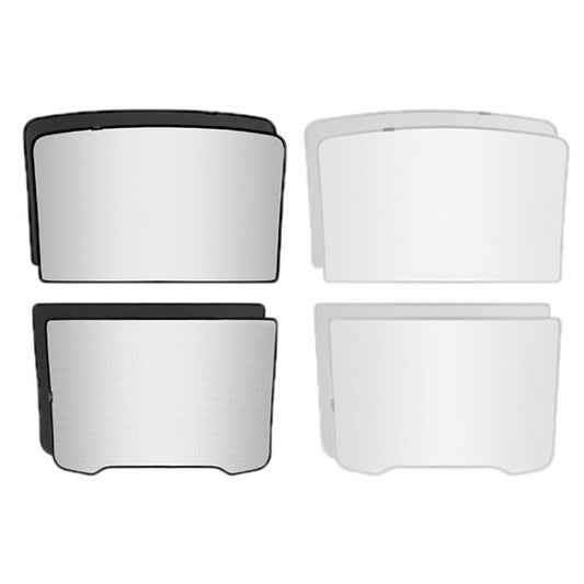 For Tesla Model Y Juniper Ice Crystals Sunroof Sunshade(Black) - Window Foils & Solar Protection by buy2fix | Online Shopping UK | buy2fix