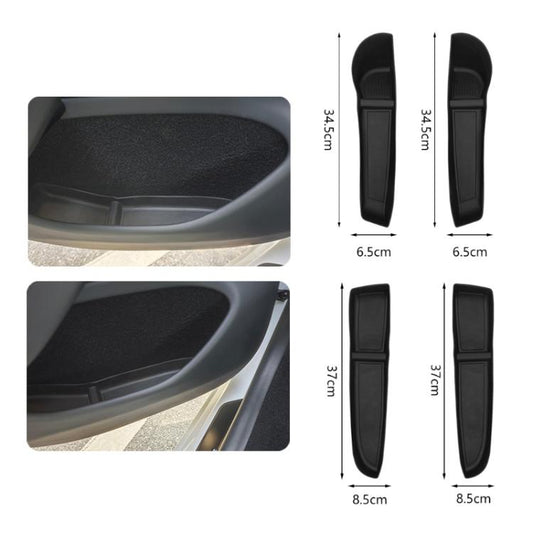 For Tesla Model 3 Highland Door Slot Storage Box(Black) - Stowing Tidying by buy2fix | Online Shopping UK | buy2fix