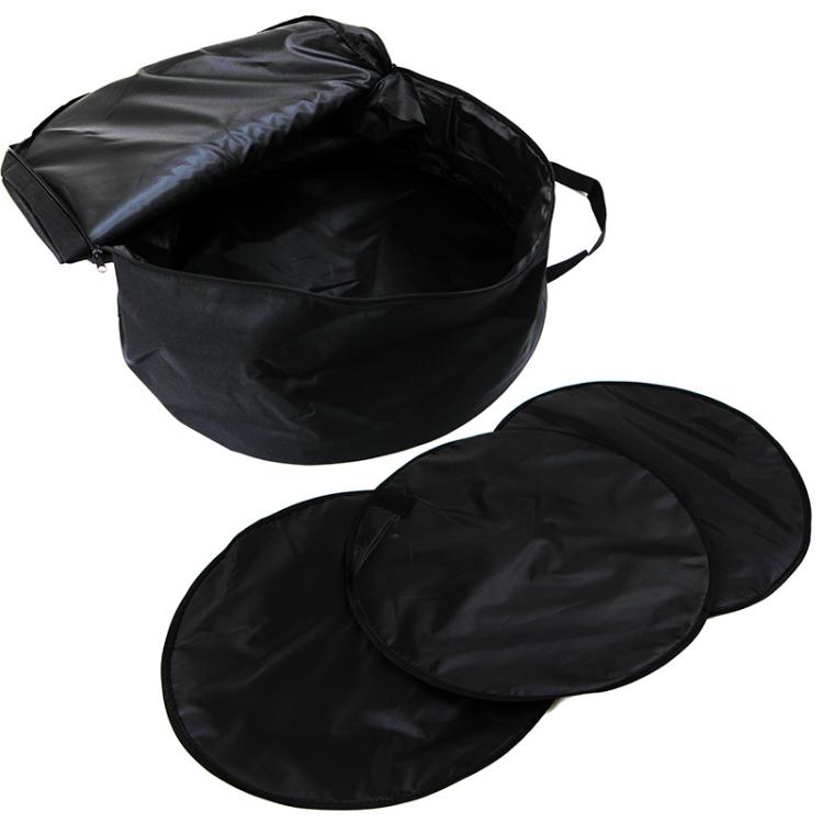 For Tesla Model 3/Y Trunk Storage Hub Cap Organizer(Black) - Stowing Tidying by buy2fix | Online Shopping UK | buy2fix