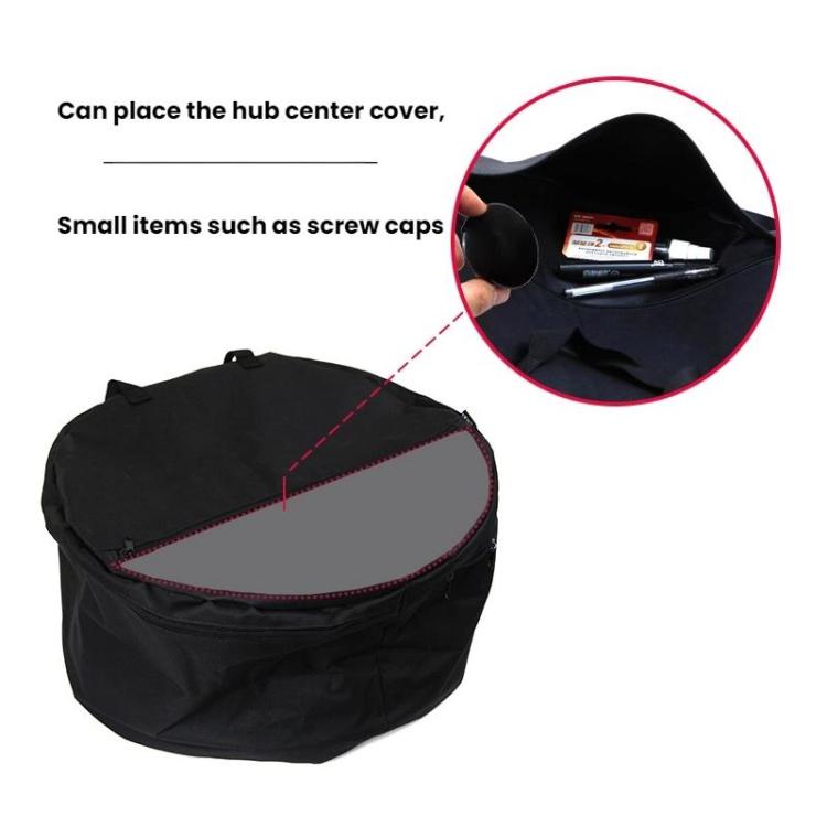 For Tesla Model 3/Y Trunk Storage Hub Cap Organizer(Black) - Stowing Tidying by buy2fix | Online Shopping UK | buy2fix