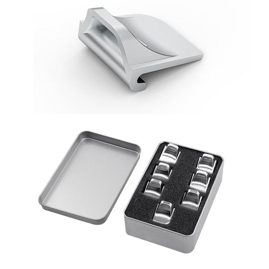 For Tesla Model Y Juniper Window Lift Button Sticker(Silver) - Car Interior Mouldings by buy2fix | Online Shopping UK | buy2fix