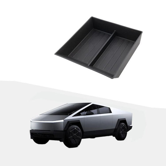 For Tesla Cybertruck Center Console Lower Storage Box(Black) - Stowing Tidying by buy2fix | Online Shopping UK | buy2fix