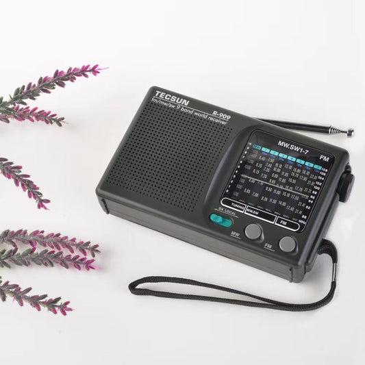 TECSUN R-909 AM FM SW 9-Band Pocket Mini Portable Radio(Standard) - Radio Player by TECSUN | Online Shopping UK | buy2fix