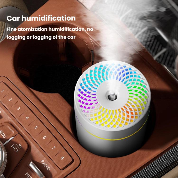 WT31 Car Ambient Light Humidifier USB Household Silent Air Atomizer(Black) - Air Purifier by buy2fix | Online Shopping UK | buy2fix