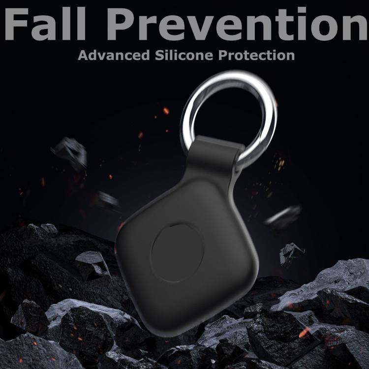 For Tile Mate / Mate Pro Anti-Loss Device Silicone Protective Case With Keyring Location Tracking Shell(Blue) - Tracker Protective Case by buy2fix | Online Shopping UK | buy2fix