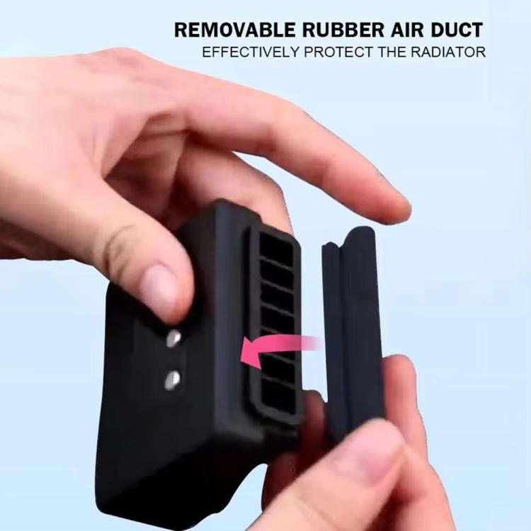 For Nintendo Switch 2 / Switch Console Exhaust Radiator With Temperature Display data(Black) - Holder by buy2fix | Online Shopping UK | buy2fix