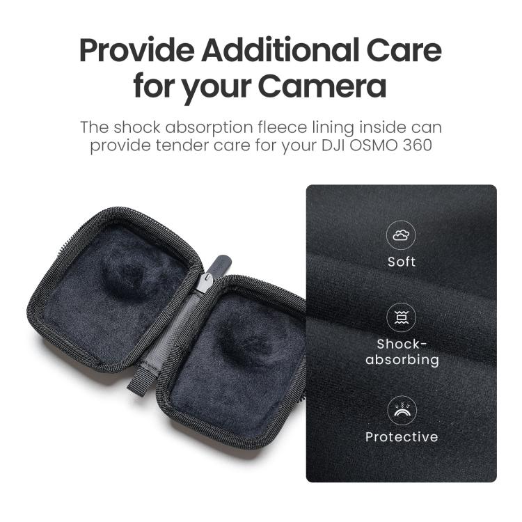 For DJI Osmo 360 Camera aMagisn Hard Shell Case Open-Access Charging Design - Case & Bags by aMagisn | Online Shopping UK | buy2fix