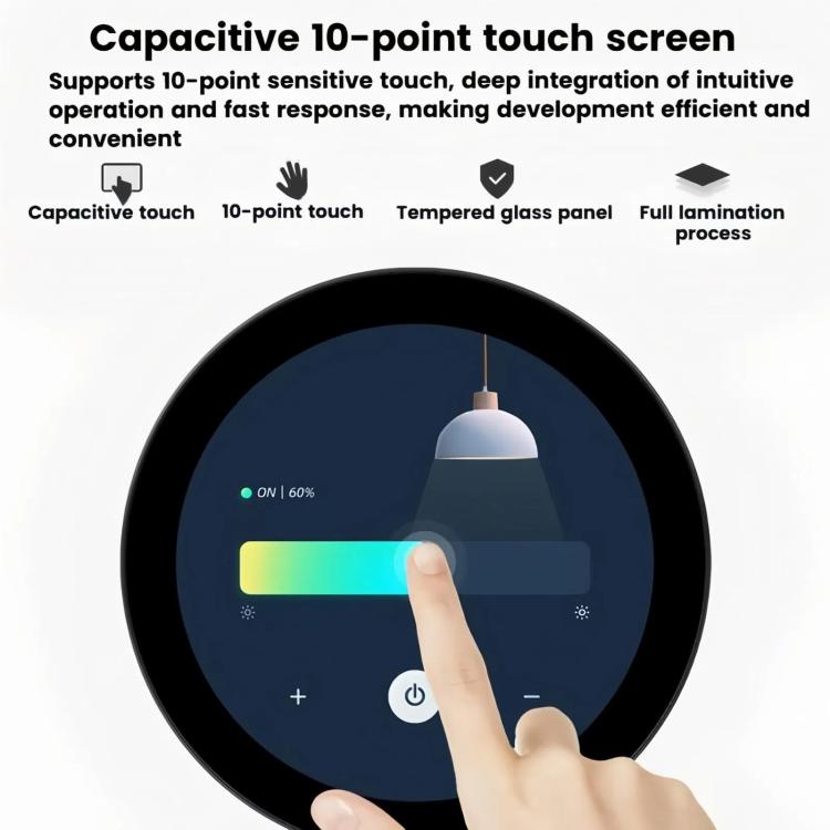WAVESHARE 31523 ESP32-P4 Touch Circular LCD Screen Development Board, Spec: 4 inch - LCD & LED Display Module by WAVESHARE | Online Shopping UK | buy2fix