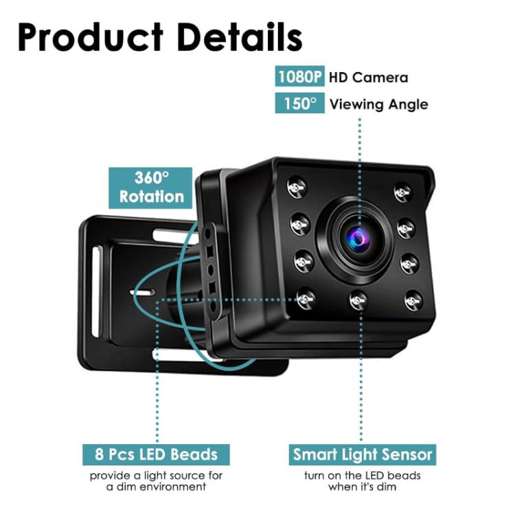 4.3 inch HD 1080P Car Baby Monitor(With USB) - Car Monitor by buy2fix | Online Shopping UK | buy2fix