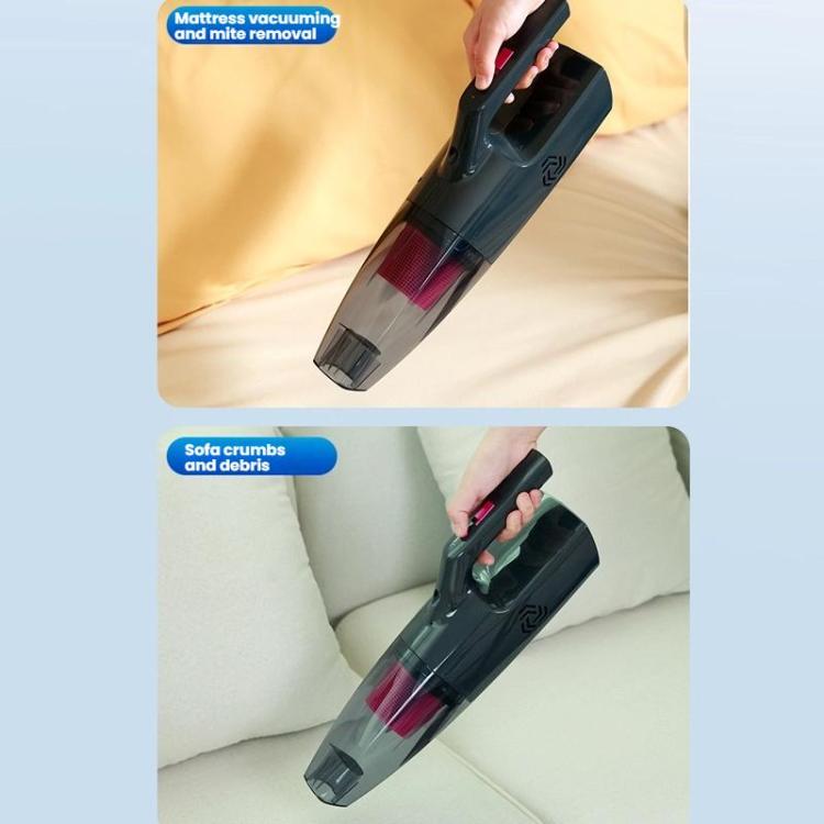 Small Powerful Handheld Vacuum Cleaner For Car And Desktop Use, Specification: 7500PA Brushed(Gray) - Vacuum Cleaner by buy2fix | Online Shopping UK | buy2fix