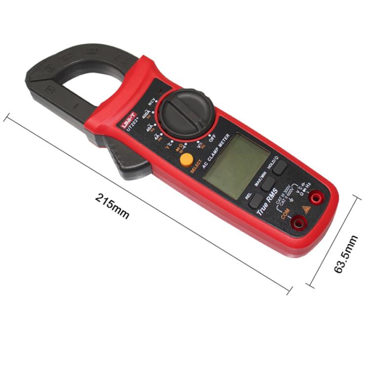 UNI-T UT203+ True RMS Auto-Ranging Digital Clamp Meter 400A AC/DC With NCV, Backlit LCD, Live Wire Detection & Data Hold - Digital Multimeter by UNI-T | Online Shopping UK | buy2fix