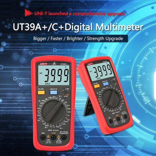 UNI-T UT39C+ Digital Multimeter 1000V DC/750V AC Voltage, 10A Current Tester - Digital Multimeter by UNI-T | Online Shopping UK | buy2fix