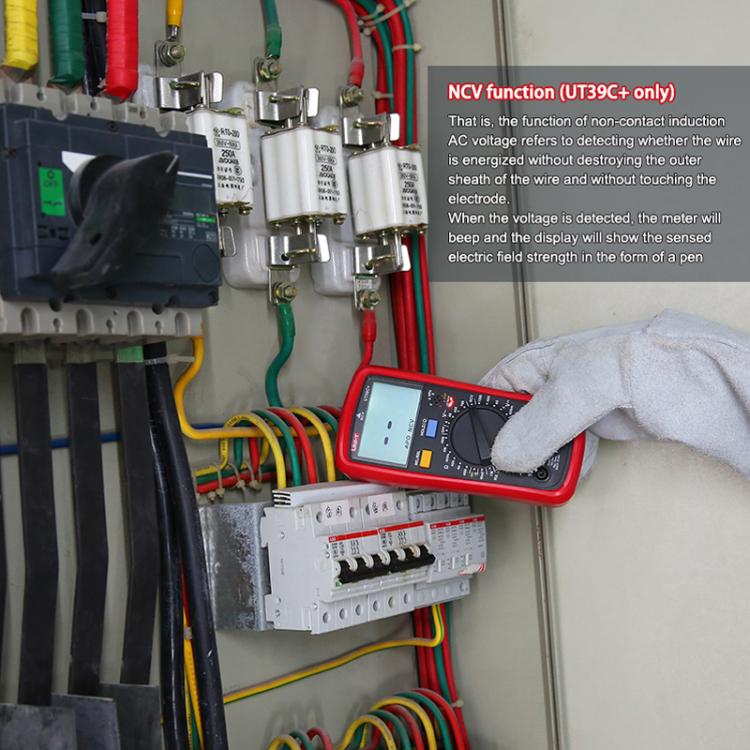 UNI-T UT39C+ Digital Multimeter 1000V DC/750V AC Voltage, 10A Current Tester - Digital Multimeter by UNI-T | Online Shopping UK | buy2fix