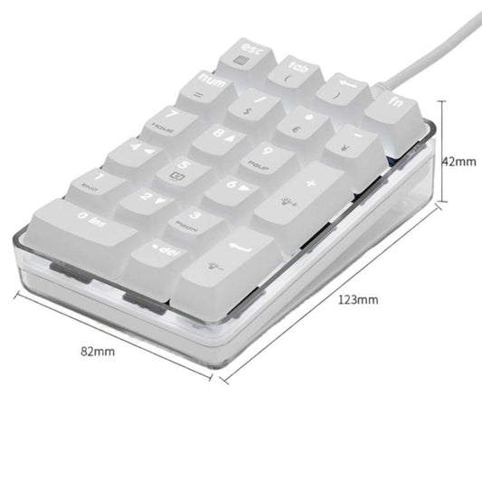 Little Kangaroo DS-9817 Backlit Non-Switching Wired Numeric Keypad Financial Business Banking Keyboard - Mini Keyboard by Little Kangaroo | Online Shopping UK | buy2fix
