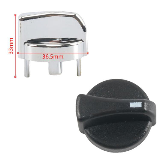 Car Air Conditioning Heater Control Knob For Peterbilt, Color: Silver 1pcs - Car Switches by buy2fix | Online Shopping UK | buy2fix