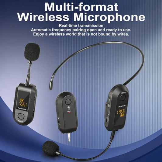 1 In 1 Lapel Clip Wireless 2.4G Microphone Amplifier Portable Microphone - Microphone by buy2fix | Online Shopping UK | buy2fix