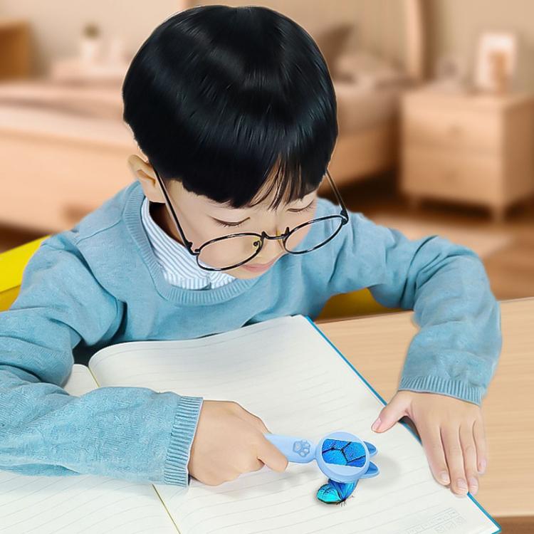 HM020B 4X HD Handheld Children Electronic Magnifier With Screen 2MP Digital Microscope(Purple) - Digital Microscope by buy2fix | Online Shopping UK | buy2fix