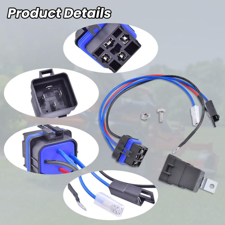 AM107421 Switch Starter Relay Kit for John Deere(40A/30A 12VDC) - Relays by buy2fix | Online Shopping UK | buy2fix