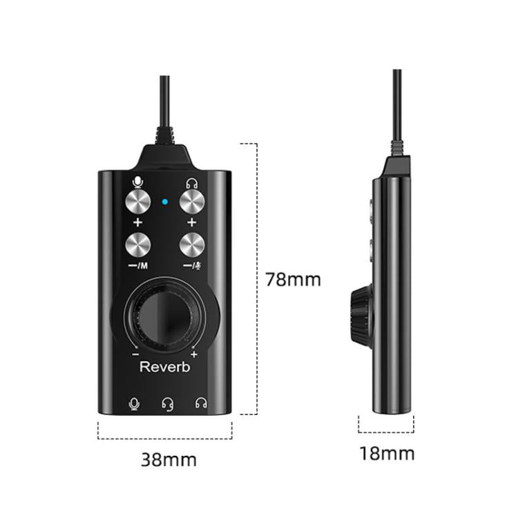 USB / Type-C To 3.5mm 7.1 Surround Sound Computer Voice Changer External Sound Card For Mobile Computer Streaming - Live Sound Effects Processors by buy2fix | Online Shopping UK | buy2fix