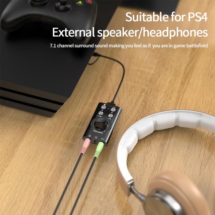 USB / Type-C To 3.5mm 7.1 Surround Sound Computer Voice Changer External Sound Card For Mobile Computer Streaming - Live Sound Effects Processors by buy2fix | Online Shopping UK | buy2fix