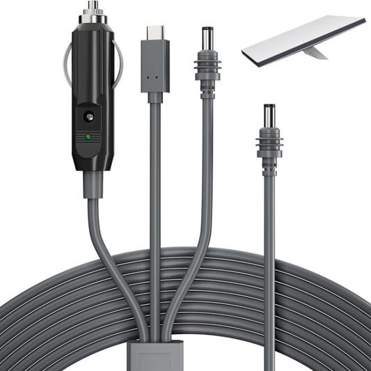 3 In 1 TYPE-C To DC Cigarette Lighter Car Charger For Starlink 4th GEN Mini, Length: 3m - Cigar Socket by buy2fix | Online Shopping UK | buy2fix