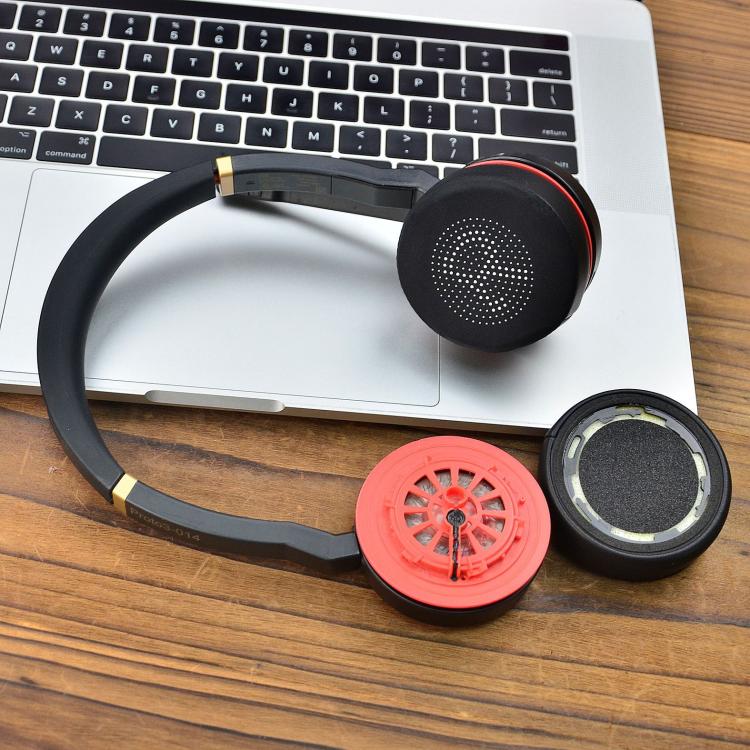 1pair Replacement Ear Pads For Jabra Evolve 75 75+ / 75 UC / 75MS Memory Foam Ear Cushions(Cool Gel) - Earmuff & Pad by buy2fix | Online Shopping UK | buy2fix