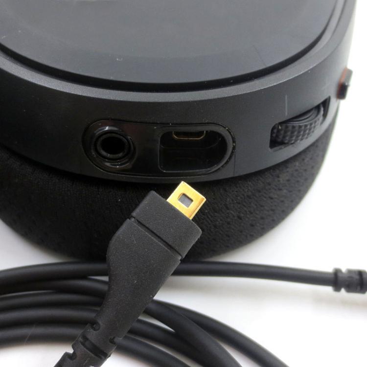 For SteelSeries Ice Cold Arctis 3 / 5 / 7 / Pro USB Mini Pin TPE Headset Cable, Length: 1.5m(Black) - Headset Accessories by buy2fix | Online Shopping UK | buy2fix