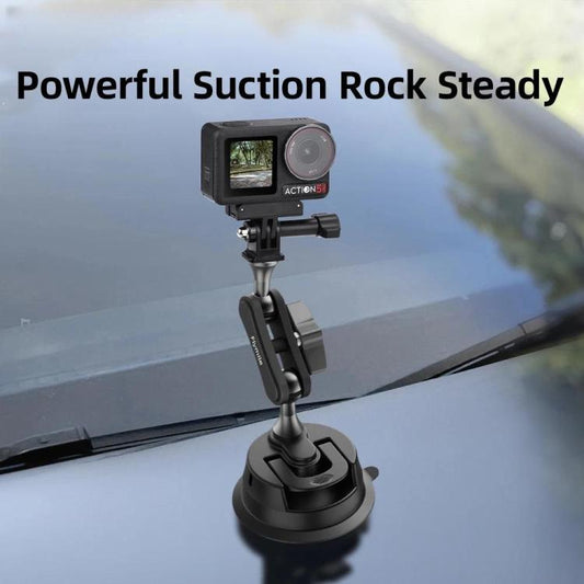 Flymile Universal Car Suction Cup Mount for Action Cameras 360-degree Rotatable, Washable and Reusable Dashboard Windshield Holder, Spec: Only Mount - Holder by Flymile | Online Shopping UK | buy2fix