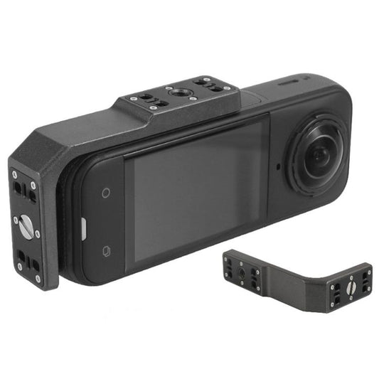 For Insta360 X3/X4/X5 Quick-Release Mount For Horizontal Vertical Shooting Horizontal Stand(Black) - Mount & Holder by buy2fix | Online Shopping UK | buy2fix