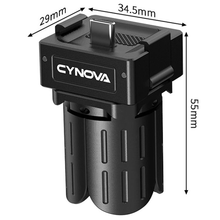 CYNOVA OP3-XDT-CY For DJI Osmo Pocket 3 Mini Quick-Release Tripod(Black) - Mount & Holder by CYNOVA | Online Shopping UK | buy2fix