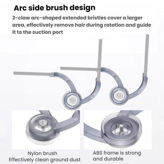 For Roborock G30 U Sweeping Robot Accessories, Spec: 2pairs Side Brushes - For Roborock Accessories by buy2fix | Online Shopping UK | buy2fix