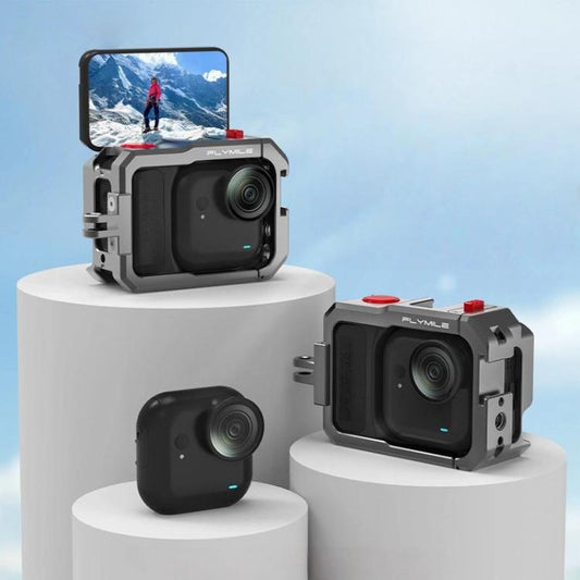 For Insta360 GO Ultra Flymile Metal Cage Quick Release Extended Frame(GU003) - Mount & Holder by Flymile | Online Shopping UK | buy2fix