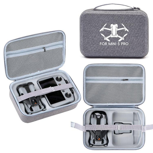 For DJI Mini 5 Pro & RC 2 Nylon Storage Bag Carrying Handbag(Gray) - Carry Cases & Bags by buy2fix | Online Shopping UK | buy2fix