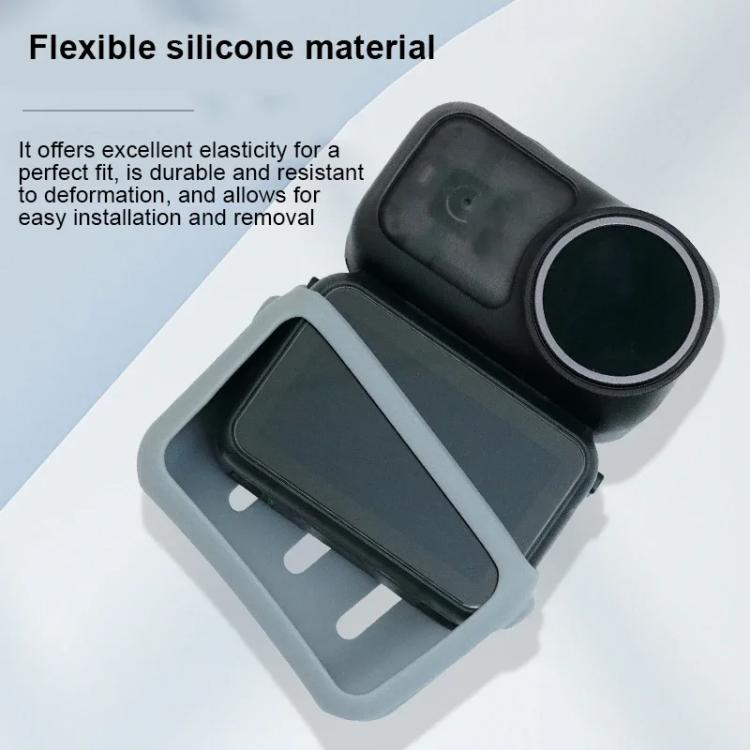 CYNOVA Silicone Case For DJI Osmo Nano Vision Dock Protective Cover(Gray) - Case & Bags by CYNOVA | Online Shopping UK | buy2fix