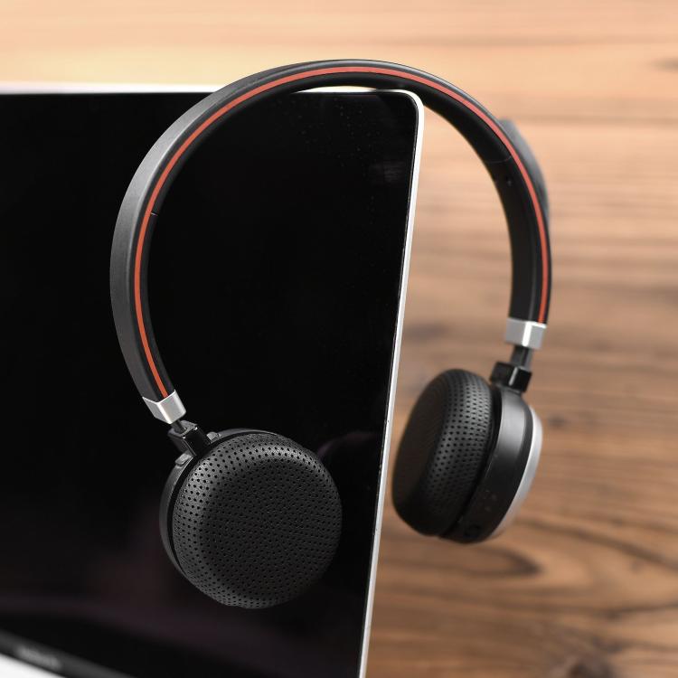 2pcs Ear Pads for Poly Blackwire 3310/3315/3320/3325 Series & C420/C215 Headsets(Black Orange) - Earmuff & Pad by buy2fix | Online Shopping UK | buy2fix