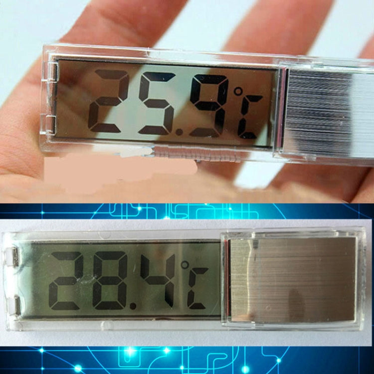 Multi-Functional LCD 3D Digital Electronic Temperature Measurement Fish Tank Aquarium Thermometer(Gold) - Thermometer by buy2fix | Online Shopping UK | buy2fix