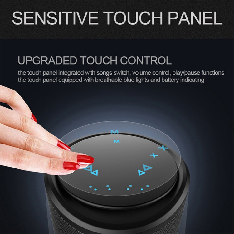 ZEALOT S8 3D Stereo Bluetooth Speaker Wireless Subwoofer Column Portable Touch Control AUX TF Card Playback Handsfree with Mic - Desktop Speaker by ZEALOT | Online Shopping UK | buy2fix