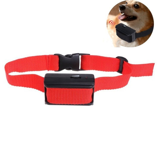 Pet Bark Stopper Automatic Dog Trainer Electric Shock Collar(Red) by buy2fix