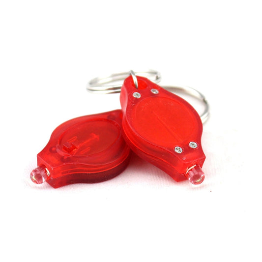 2 PCS Mini Pocket Keychain Flashlight Micro LED Squeeze Light Outdoor Camping Ultra Bright Emergency Key Ring Light Torch Lamp(Pink) by buy2fix