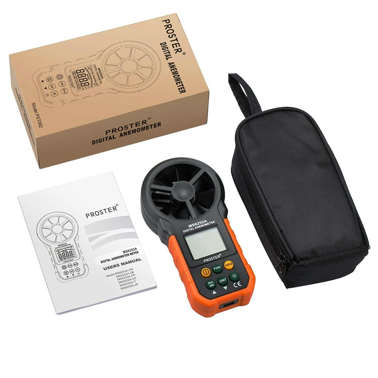 PEAKMETER High-precision Digital Display Wind Speed Air Volume Measuring Instrument MS6252A Wind Speed, Air Volume - Tachometers & Anemometer by buy2fix | Online Shopping UK | buy2fix