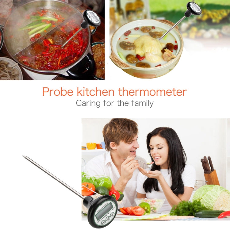 Portable Digital Probe Meat Kitchen Food Cooking BBQ and Liquid Thermometer by buy2fix