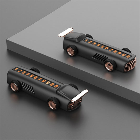 Temporary Parking Number Plate For Car With Hidden Car Card Multifunctional Car Perfume Decoration by buy2fix