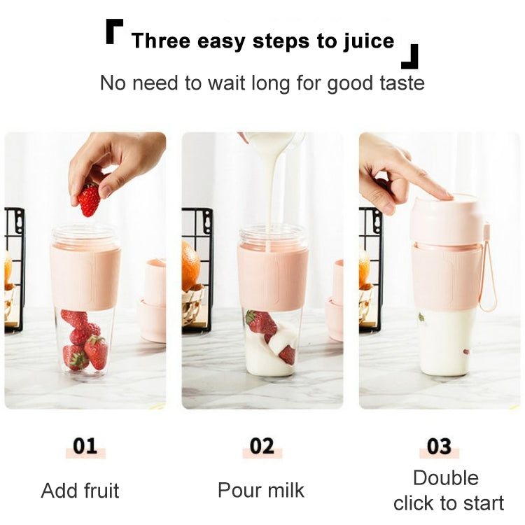 Portable Juicer Mini Electric Blender Portable Juicer(Pink) - Electric juicers by buy2fix | Online Shopping UK | buy2fix