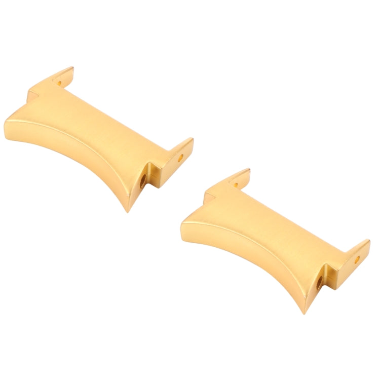 1 Pair For Samsung Galaxy Watch4 40mm / 44mm Smart Watch Watchband Connector Converter (Gold) - Other Parts by buy2fix | Online Shopping UK | buy2fix
