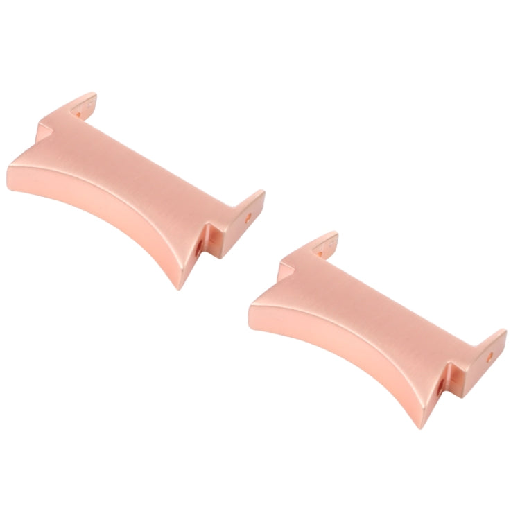 1 Pair For Samsung Galaxy Watch4 40mm / 44mm Smart Watch Watchband Connector Converter (Rose Gold) - Other Parts by buy2fix | Online Shopping UK | buy2fix