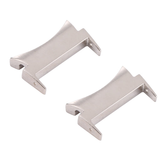1 Pair For Samsung Galaxy Watch4 40mm / 44mm Smart Watch Watchband Connector Converter(Silver) - Other Parts by buy2fix | Online Shopping UK | buy2fix